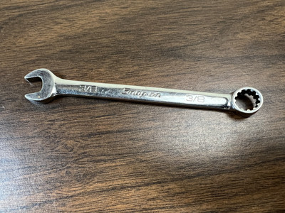 Snap-on Tools OES12B - 3/8  SAE 12 Point Spline Short Combination Wrench USA