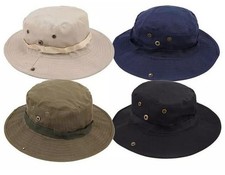 Safari Bonnie Unisex 100 Cotton Bucket Hat Fish man Camping Sun Summer