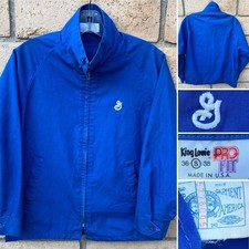 Vintage General Mills Employee Jacket King Louie G Logo ACTWU Union Made Size S