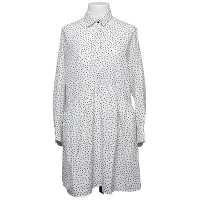 Zara Basic Collection, Kleid, Größe: S, Weiß/Schwarz, Gepunktet, Damen #Co5
