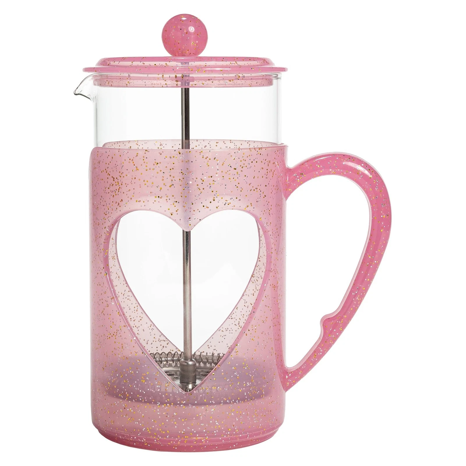 8-Cup French Press Coffee Maker, Durable Borosilicate Glass with Stainless St...
