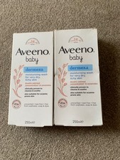 Image of AVEENO Baby Dermexa Moisturising Baby Wash 250ml x 2 For Dry & Itchy Skin BNIB