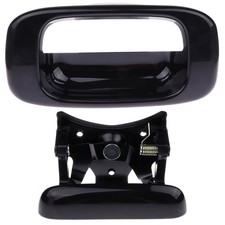 For 99-06 Chevy Gmc Silverado Sierra Tailgate Handle Bezel Set Smooth Black