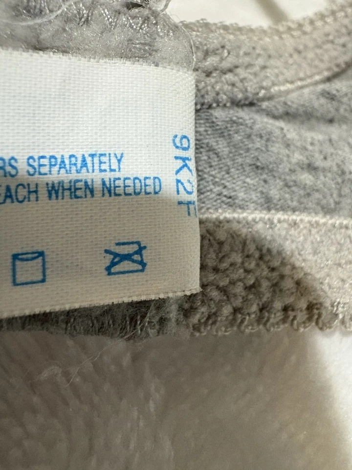 Sujetador vintage años 90 LILY OF FRANCE para mujer gris mezcla de algodón talla 32C (etiqueta 34) Foto 4 de 4