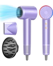 Breezelle Diffuser Hair Dryer,Professional High-Speed Dryer 110,000 RPM 4 Temp