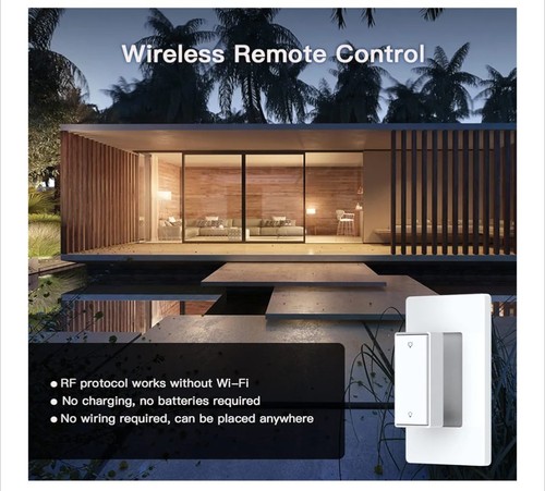 ORVIBO Smart Light Switch with Remote, Not Dimmable, Vacation/Voice control Mode - Picture 4 of 8