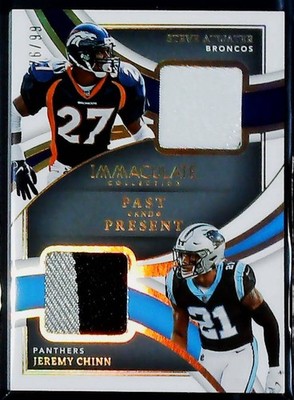 2022 Immaculate Collection Steve Atwater Jeremy Chinn #PPM-12 Past Present 76/99
