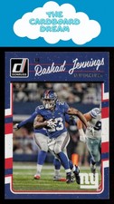 Rashad Jennings 2016 Donruss #200 New York Giants
