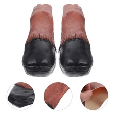 Funny Animal Gloves for Halloween Dress Up Hooves Costume Light Brown