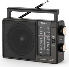 Portable AM FM Radio - Plug In or Battery Powered, Excellent Sound  Reception