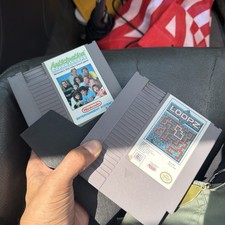 Lot of 2 / Loopz and Anticipation game (Nintendo NES, 1990) Cartridges /sleeves 