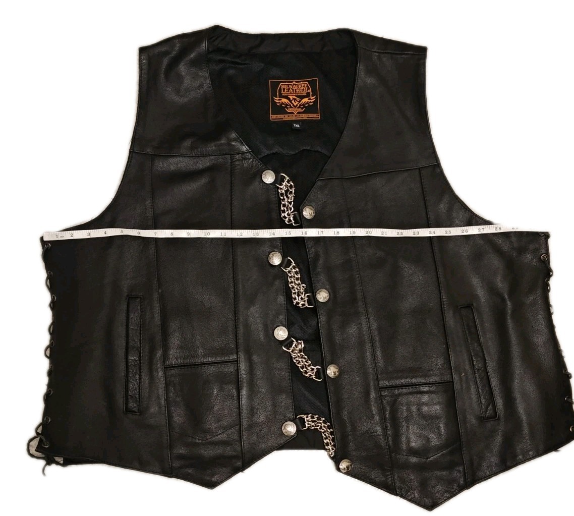 Milwaukee Leather Performance Apparel Snap Vest 7… - image 7