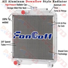 2 Row Cooling Radiator For Ford New Holland 1715 Tractor Model SBA310100630