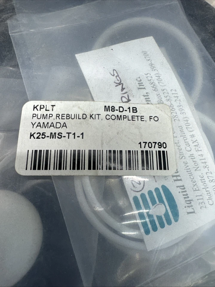 New Yamada Pump Reapair Kit K25-MS-T1-1 Warranty Fast Shipping 🇺🇸 - Image 3 of 4