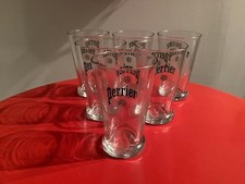 prix fixe / 6 verres perrier, neuf - 39 cl, verres officiels