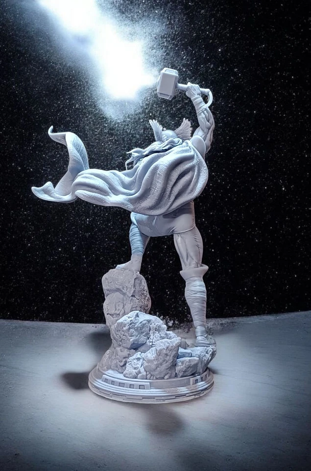 Thor Model Kit Resina Non Colorato - Immagine 4 di 4