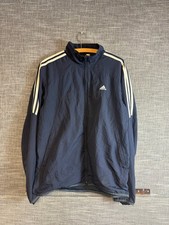 Adidas Track Jacket Men's Size M Navy Full Zip Sportswear Retro