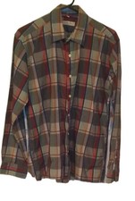 Christian Dior Shirt - Men's M - L/S, Collared,Button,Plaid,VTG 90's,Hong Kong