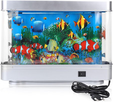 Acquario Finto Luce Notturna Realistica Lampada Decorativa Acquario Finto Con Pe