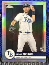 2026 Topps Flagship JACOB MELTON Rookie Card RC Chrome Refractor Rays