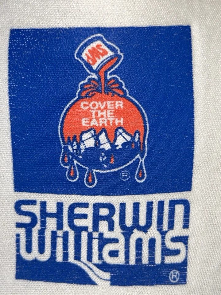 SHERWIN WILLIAMS TRUCKER GORRA AJUSTABLE SNAPBACK AZUL BLANCO VINTAGE Foto 3 de 4