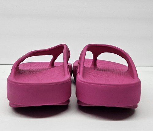 OOFOS OOriginal Thong Womens Size 8 Hot Pink Thong Flip Flop Sport Sandals - Picture 6 of 8