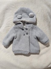 Carter's 3M sherpa-lined hooded knit cardigan
