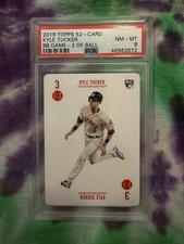 Topps 2019 52-Card Baseball Kyle Tucker Rookie #3 Houston Astros PSA 8