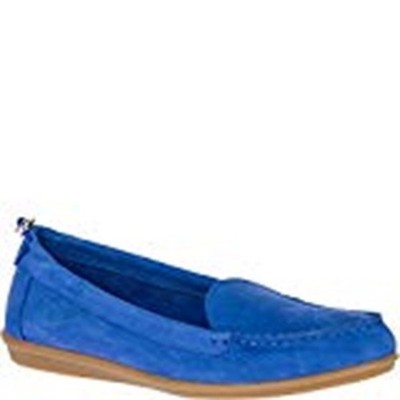 NIB Cobalt Hush Puppies Endless Wink Slip On Womens Loafers Size 6 M