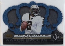 2001 Pacific Crown Royale Platinum Blue 17/75 Aaron Brooks #86 4at