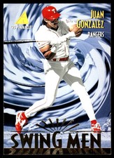 Juan Gonzalez 1995 Pinnacle #278 Rangers MLB READ FREE SHIPPING AutographDen