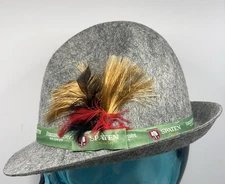 Spaten Franziskaner Weissbier German Fedora Authentic Hat Traditional Bavarian