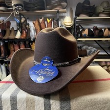 Dark Brown Felt Cowboy Hat. Men s Rodeo Western Hat. Sombrero Vaquero Cafe.