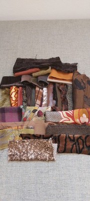 200g Rare Vintage Fabric Lot: Dolce & Gabbana, Escada. 40-Year Tailor's Archive