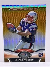 2011 Topps Platinum Gold Refractor RC 50/50 Shane Vereen #14 Patriots Bookend