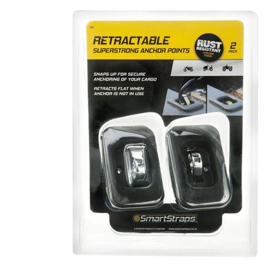 SmartStraps Pop up Anchor Points Light Duty Chrome 220 Rust Resistant 2 Pack