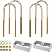 1 inch Universal Leaf Spring Lowering Block Kits 5" Length x 2-1/3" Width High