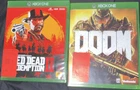 Xbox One Game Lot: Red Dead Redemption II & DOOM w/ Cases & Inserts