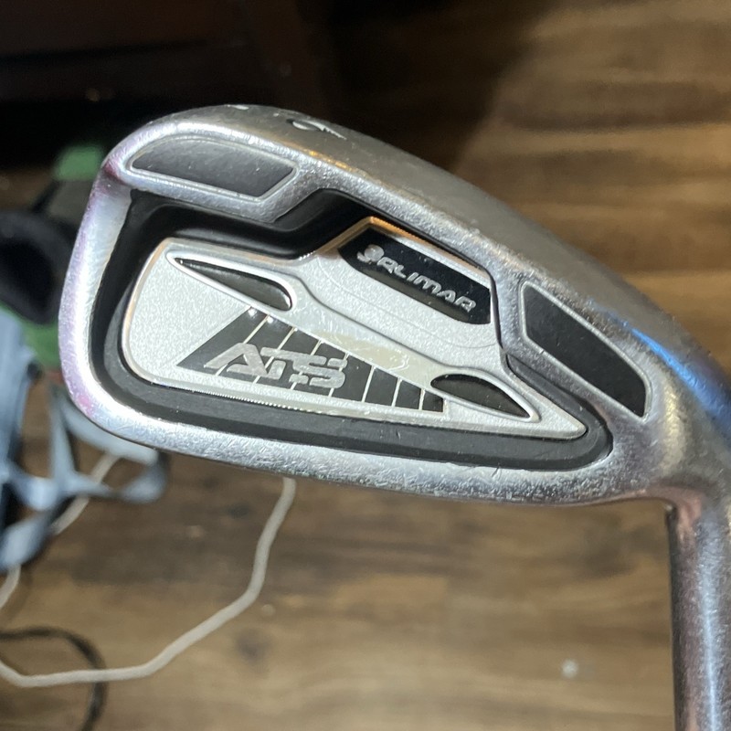 Palimar ATS 6-Iron Golf Iron Club Steel Shaft Right-Handed Silver/Black