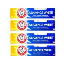 4 Pack Arm  Hammer Advance White Control Stain Defense Fresh Mint 6 Oz Each