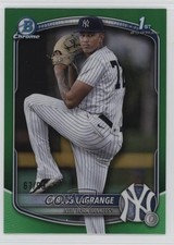 2025 Bowman Chrome Prospects Green Refractor 67/99 Carlos Lagrange #BCP-202 i6e