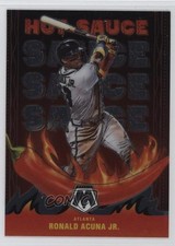 2022 Panini Mosaic Hot Sauce Ronald Acuna Jr #HS-4 1sm1
