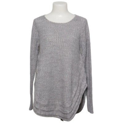 Qed London, Strickpullover, Größe: S, Grau, Einfarbig, Grobstrick, Damen #h5o