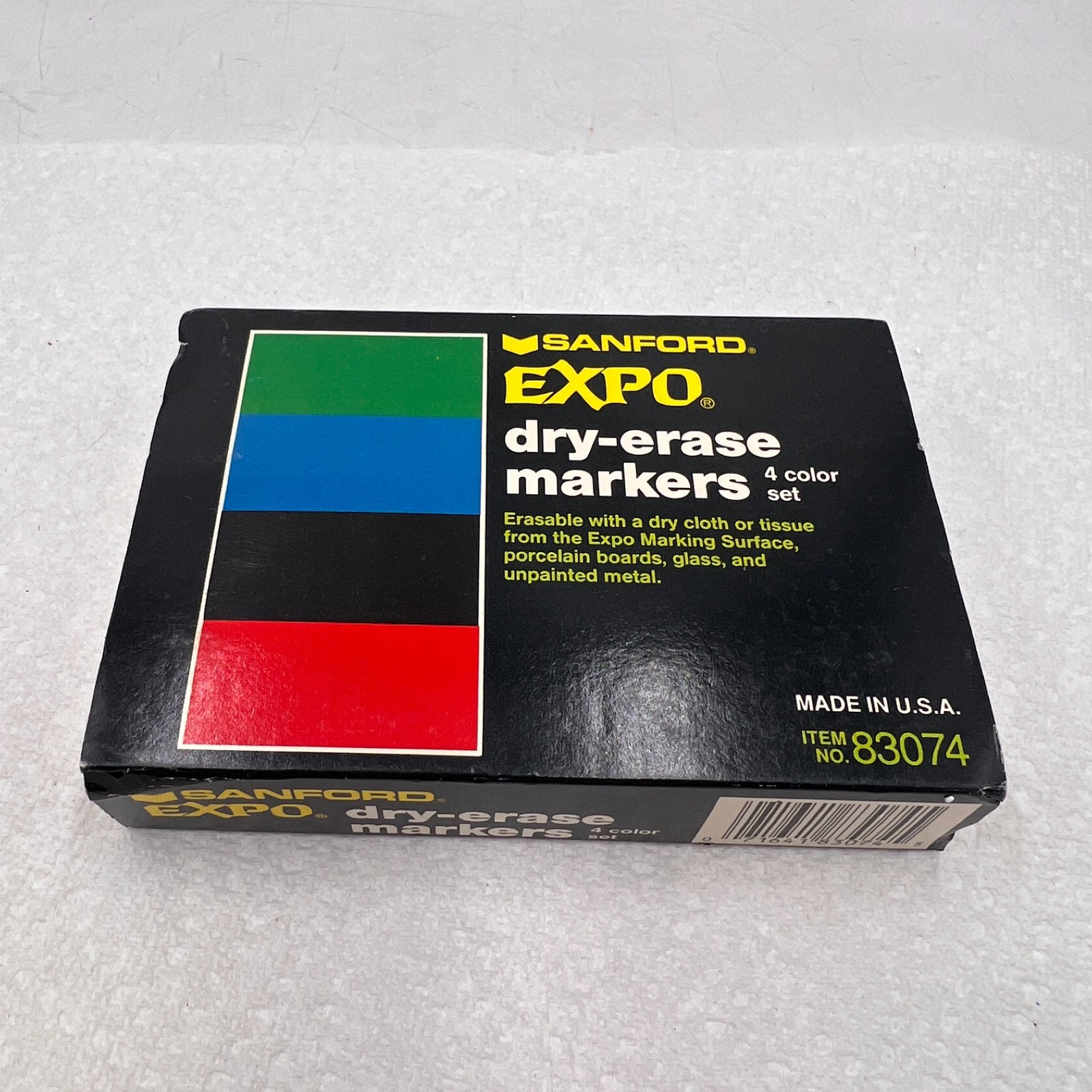 Vintage Expo Dry Erase Sanford Markers Set Chisel Tip # 8307