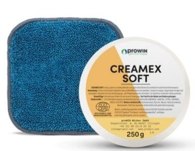 prowin Angebot Creamex Powercreme Scheuerpast und Duo Pad Hurricane blau im Set