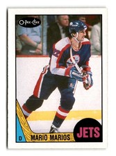 1987-88 Mario Marois O-Pee-Chee - Winnipeg Jets