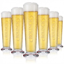 6x Rolinck Bier Glas Bierglas Gl&auml;ser 0,3l Becher/Pokal Rastal Stange