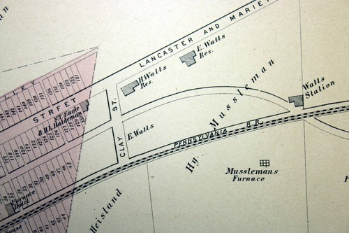 1875 Plat Map Borough of Marietta / Fulton Township Lancaster County PA - Picture 5 of 13