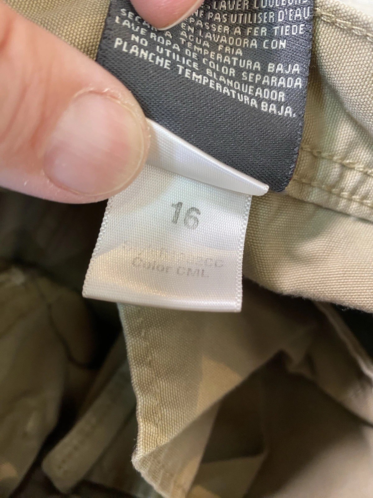 VTG JNCO Army Twill Pants Extremes Cargo Zombie Skater Sz 16 Fits 26.5”