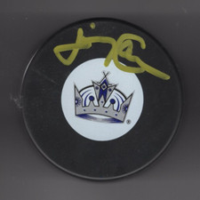 JIMMY CARSON SIGNED LOS ANGELES LA KINGS HOCKEY PUCK w/ COA